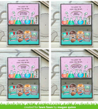 Reveal Wheel Friends & Family Sentiments Stamp Set, Lawn Fawn