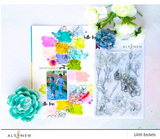 Pen Sketched Flowers Stamp Set, Altenew