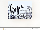 Pen Sketched Flowers Stamp Set, Altenew