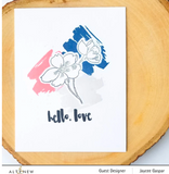 Pen Sketched Flowers Stamp Set, Altenew