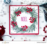 Sophisticated Wreath Stamp & Die Bundle, Altenew