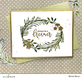 Sophisticated Wreath Stamp & Die Bundle, Altenew