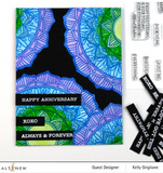 Sentiment Strips Stamp Set, Altenew