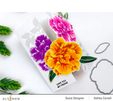 Build-A-Flower:  Camellia Japonica Stamp & Die Bundle, Altenew