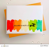Graphic Brushstrokes Stamp, Altenew