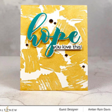 Graphic Brushstrokes Stamp, Altenew