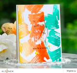 Graphic Brushstrokes Stamp, Altenew