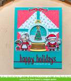 Happy Holidays Line  Border Die, Lawn Fawn