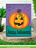 Happy Halloween Line  Border Die, Lawn Fawn