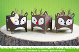 Tiny Gift Box Deer Add-On Die, Lawn Fawn