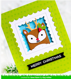 Tiny Gift Box Deer Add-On Die, Lawn Fawn