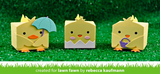 Tiny Gift Box Chick and Duck Add-On Die, Lawn Fawn
