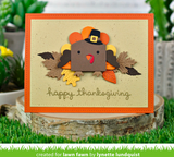 Tiny Gift Box Peacock and Turkey Add-On Die, Lawn Fawn