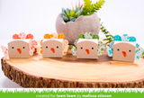 Tiny Gift Box Peacock and Turkey Add-On Die, Lawn Fawn