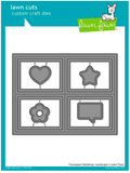 Foursquare Backdrop:  Landscape Die, Lawn Fawn
