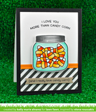 How You Bean? Candy Corn Add-On Stamp and Die Set, Lawn Fawn