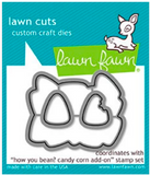 How You Bean? Candy Corn Add-On Stamp and Die Set, Lawn Fawn