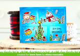 Winter Narwhal Stamp and Die Set, Lawn Fawn
