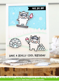 Yeti or Not Stamp and Die Set, Lawn Fawn