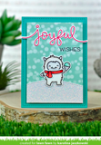Yeti or Not Stamp and Die Set, Lawn Fawn