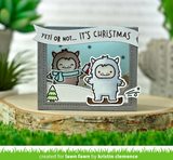 Yeti or Not Stamp and Die Set, Lawn Fawn