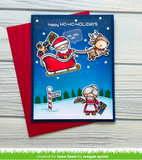 Ho-Ho-Holidays Stamp and Die Set, Lawn Fawn