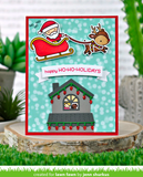 Ho-Ho-Holidays Stamp and Die Set, Lawn Fawn