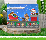 Ho-Ho-Holidays Stamp and Die Set, Lawn Fawn