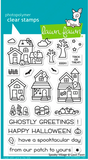 Spooky Village Stamp and Die Set, Lawn Fawn