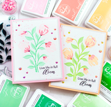 Layered Bouquet Stamp Set, Pinkfresh Studio