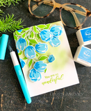 Layered Bouquet Stamp Set, Pinkfresh Studio
