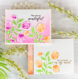 Layered Bouquet Stamp Set, Pinkfresh Studio