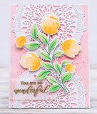 Layered Bouquet Stamp Set, Pinkfresh Studio