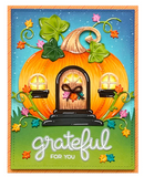 Scripty Autumn Sentiments Stamp Set, Lawn Fawn