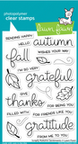 Scripty Autumn Sentiments Stamp Set, Lawn Fawn