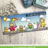 Rainy Sky Stencils - Lawn Fawn