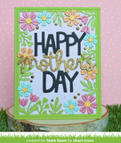 Spring Flowers Backdrop Dies, Lawn Fawn