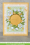 Magic Iris Floral Wreath Add-On Dies, Lawn Fawn
