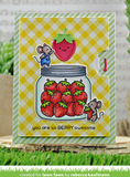Reveal Wheel Strawberry Add-On Dies, Lawn Fawn