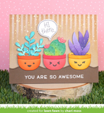 Plant-A-Succulent Dies, Lawn Fawn