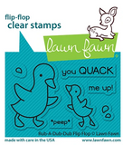 Rub-A-Dub-Dub Flip-Flop Stamp Set, Lawn Fawn