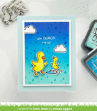 Rub-A-Dub-Dub Flip-Flop Stamp Set, Lawn Fawn