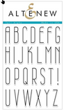 Tall Alpha Stamp Set, Altenew